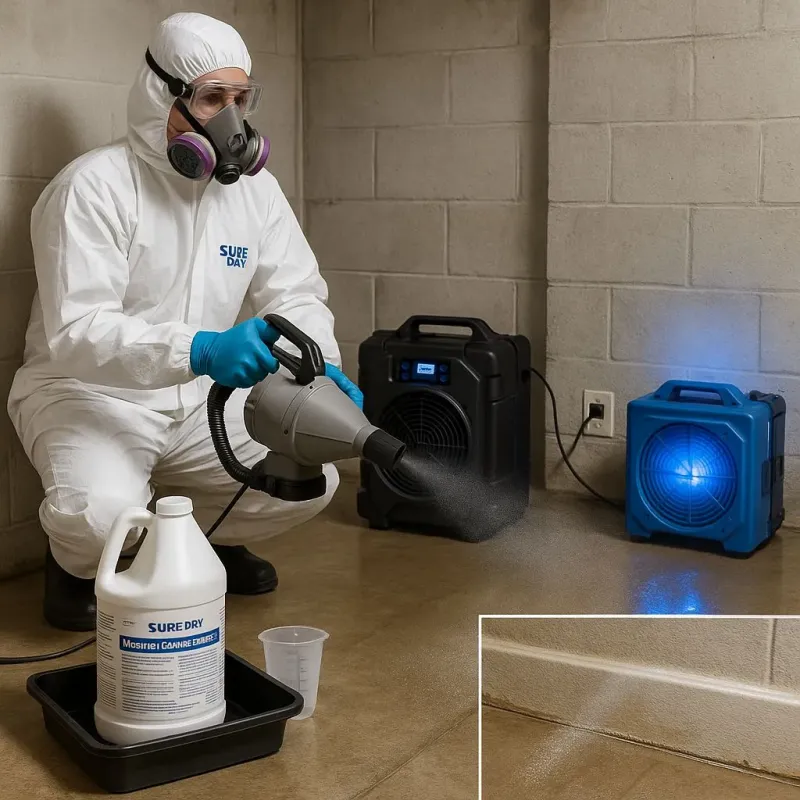 Sanitization and Odor Removal process in Hesston, KS