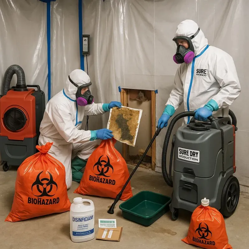 Contaminated Water Handling Protocols process in Hesston, KS