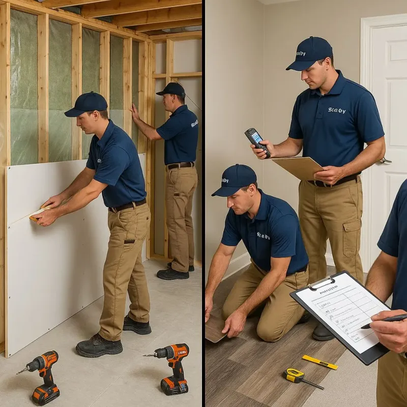 Repairs and Reconstruction process in Hesston, KS