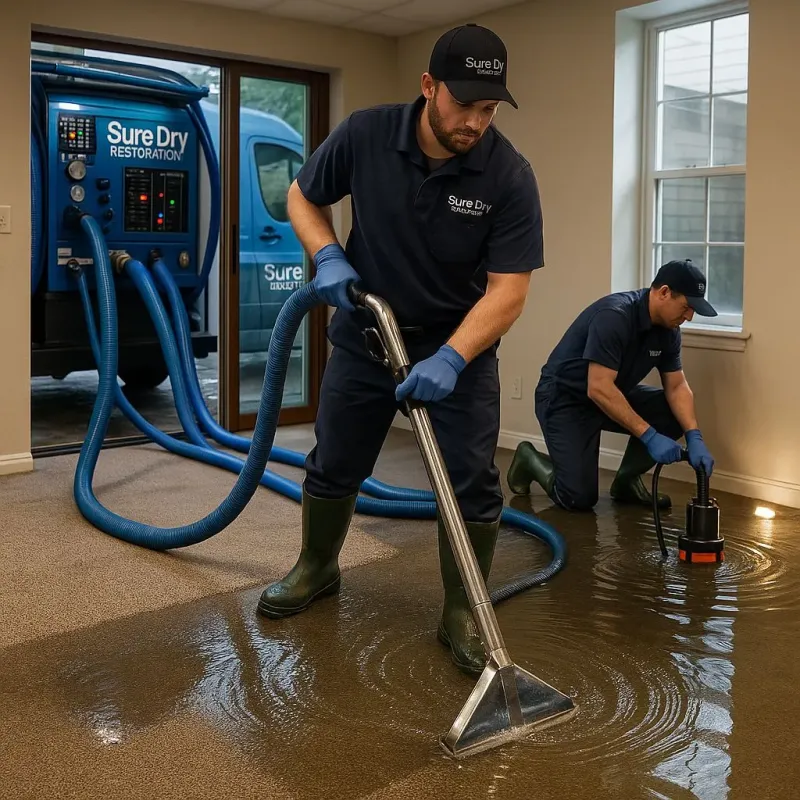 Water Extraction and Removal process in Hesston, KS